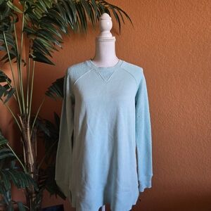 3/$25 NWT Ideology Crew Neck Sweatshirt Small Blue Seafoam Casual Top